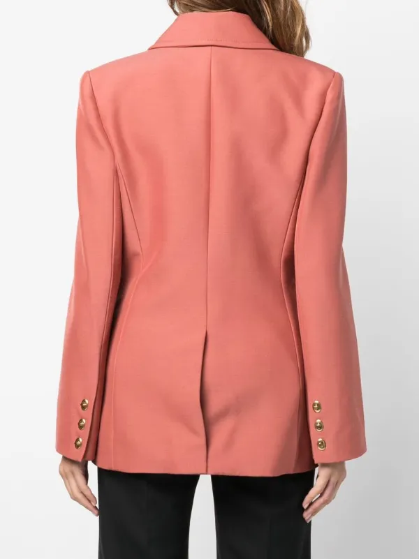 ZIMMERMANN floral-appliqué single-breasted Blazer | Pink