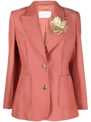 アウターその他 ZIMMERMANN Woman Blazer Beige 0365JF241 TEA Women's Zimmermann Blazers Sale | Up to 70% Off | THE OUTNET