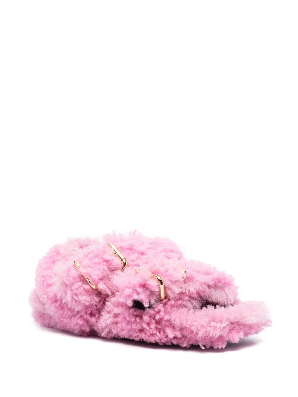 Marni Fussbett lammy sandalen - Roze