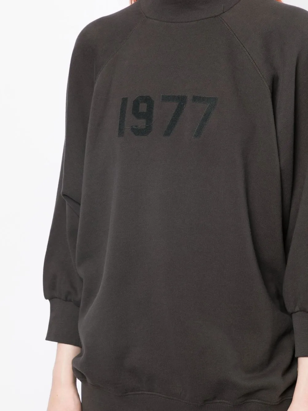 FEAR OF GOD ESSENTIALS 1977print Detail Sweatshirt Farfetch