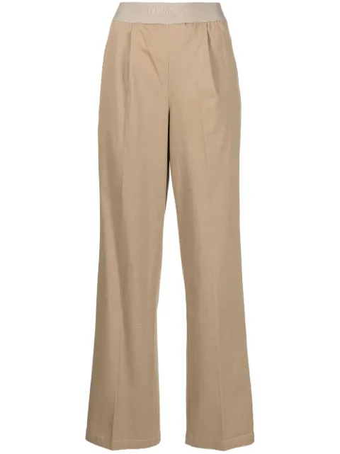 FEAR OF GOD ESSENTIALS bukser med lige ben og logobånd i taljen