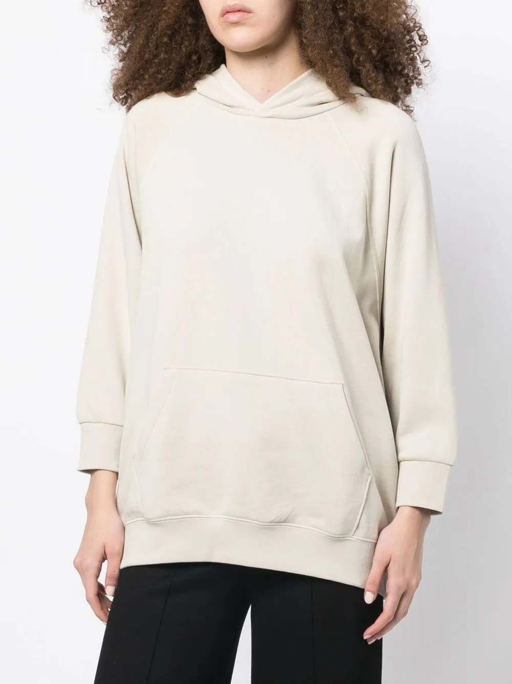  Fear Of God Essentials Hoodie Mit Logo Patch   Nude 
