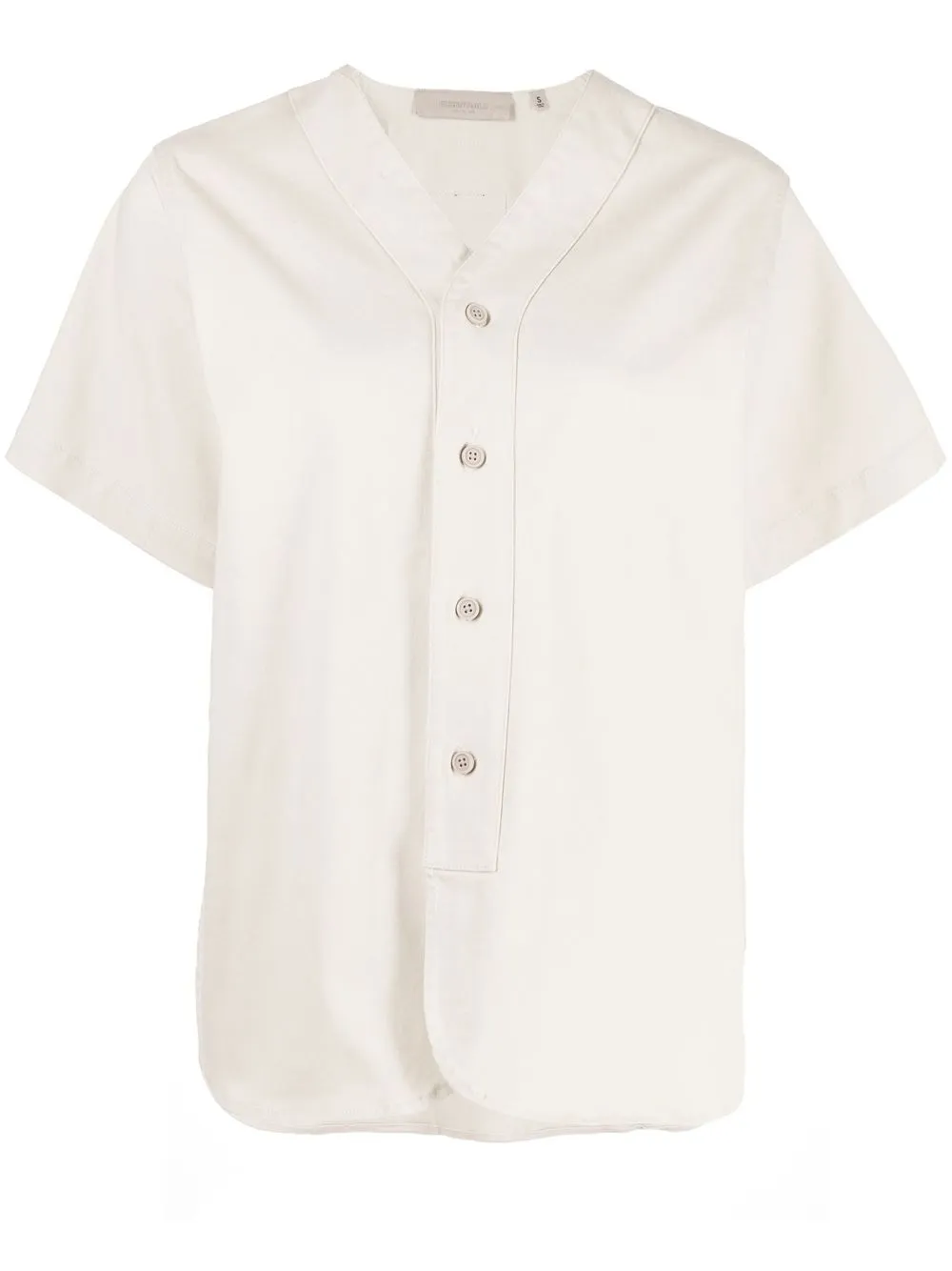 

FEAR OF GOD ESSENTIALS toop manago corta con cierre y botones - Neutro