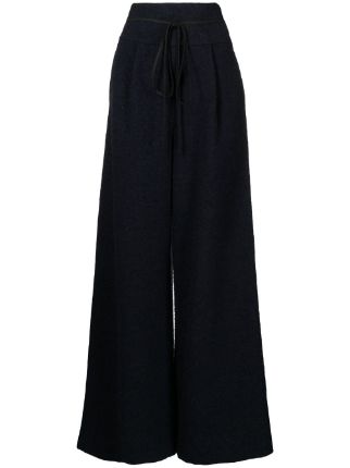 Rosie Assoulin Textured Palazzo Pants - Farfetch