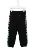 Stella McCartney Kids logo-print drawstring track-pants - Black