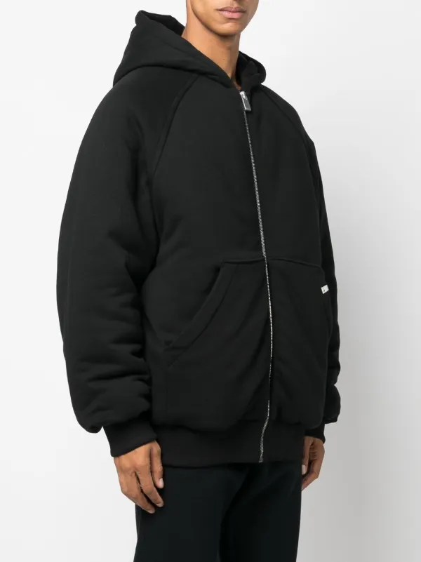 1017 Alyx 9SM バックルディテール フーデットジャケット ブラック 1017 ALYX 9SM buckle-detail Padded Jacket | Black | FARFETCH