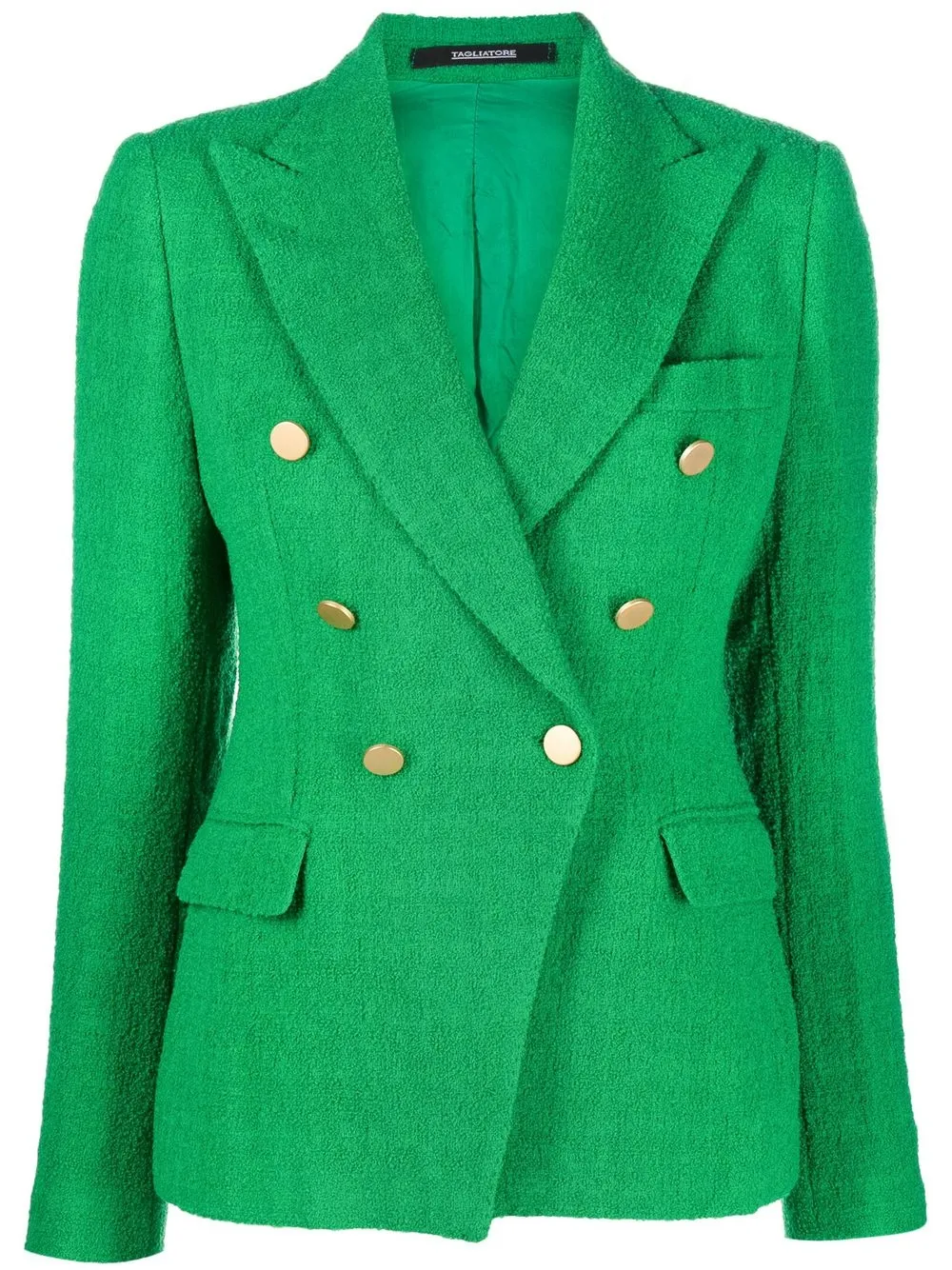 

Tagliatore blazer con doble botonadura - Verde