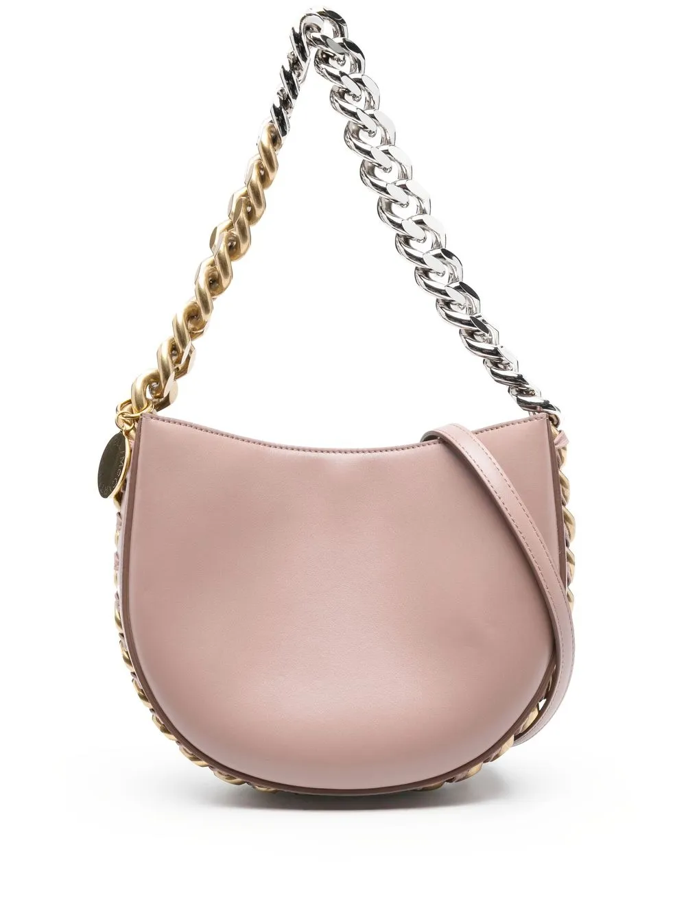 

Stella McCartney Frayme faux-leather shoulder bag - Pink