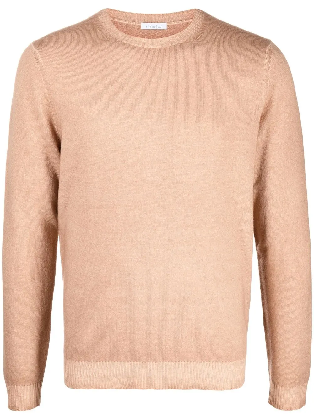 

Malo fine-knit round-neck jumper - Brown