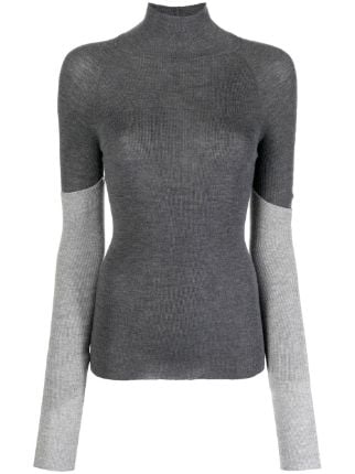 Peter Do ribbed-knit mock-neck Top - Farfetch