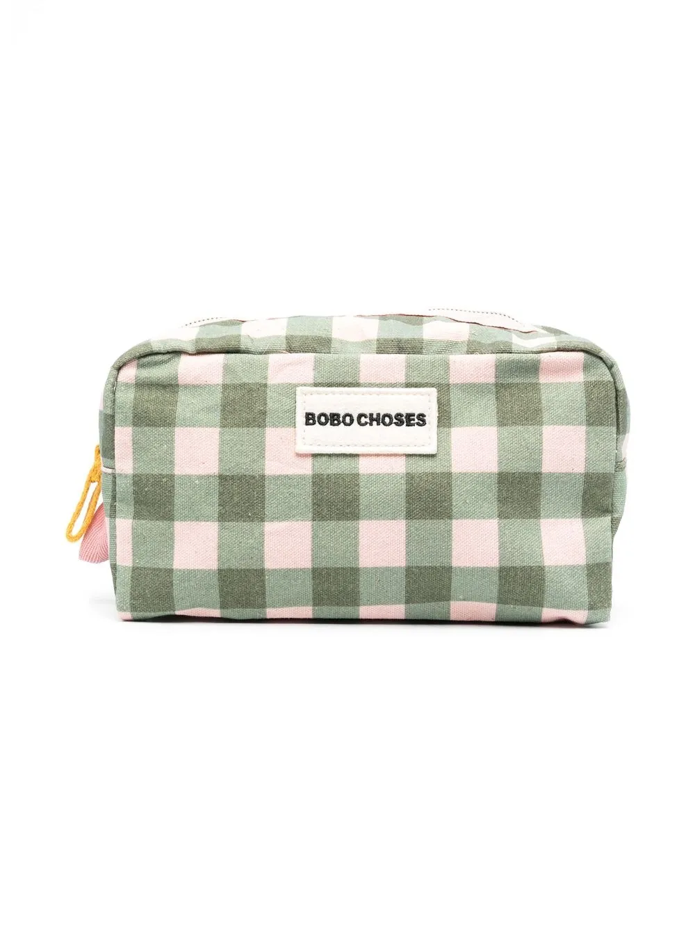 Bobo Choses cartera con motivo de cuadros - Verde