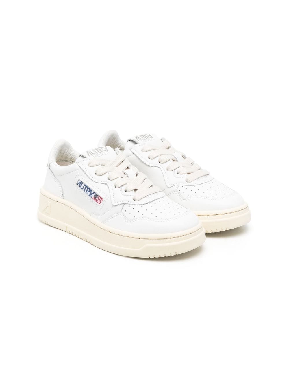 Image 1 of Autry Kids perforated-detailing low-top sneakers
