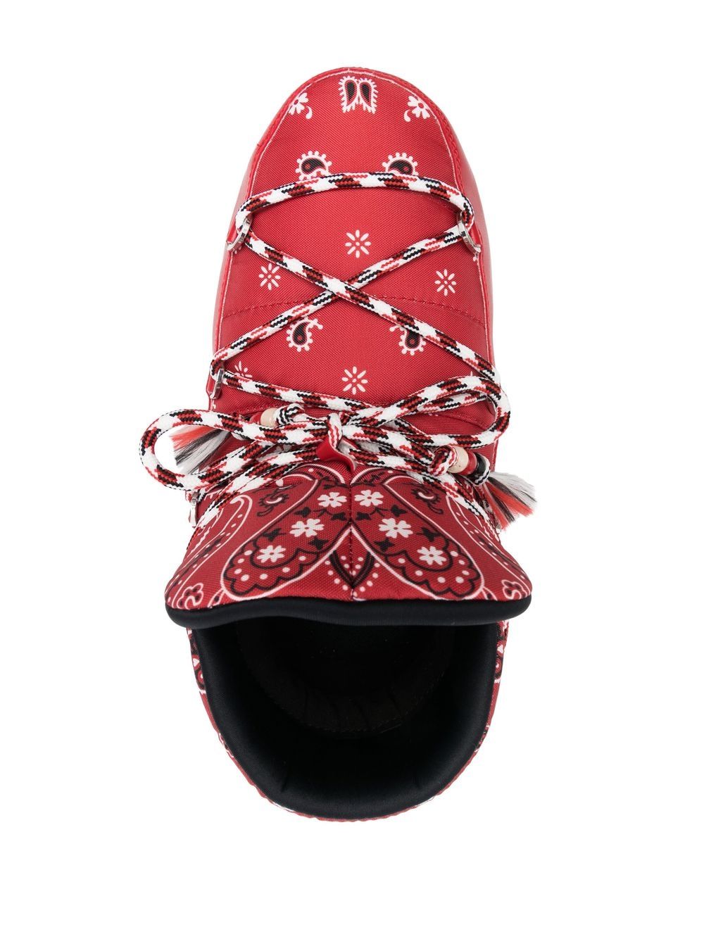 Alanui x Moon Boot bandana-print snow boots Men