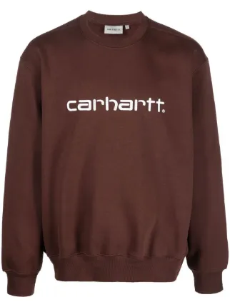 Carhartt WIP Logo crew-neck Sweatshirt - Farfetch