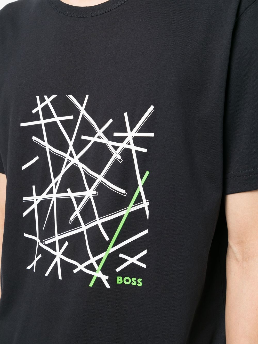 BOSS Cotton Short-sleeve T-shirt - Farfetch