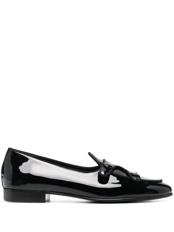 Edhen Milano エナメルレザーローファー | ブラック | FARFETCH JP