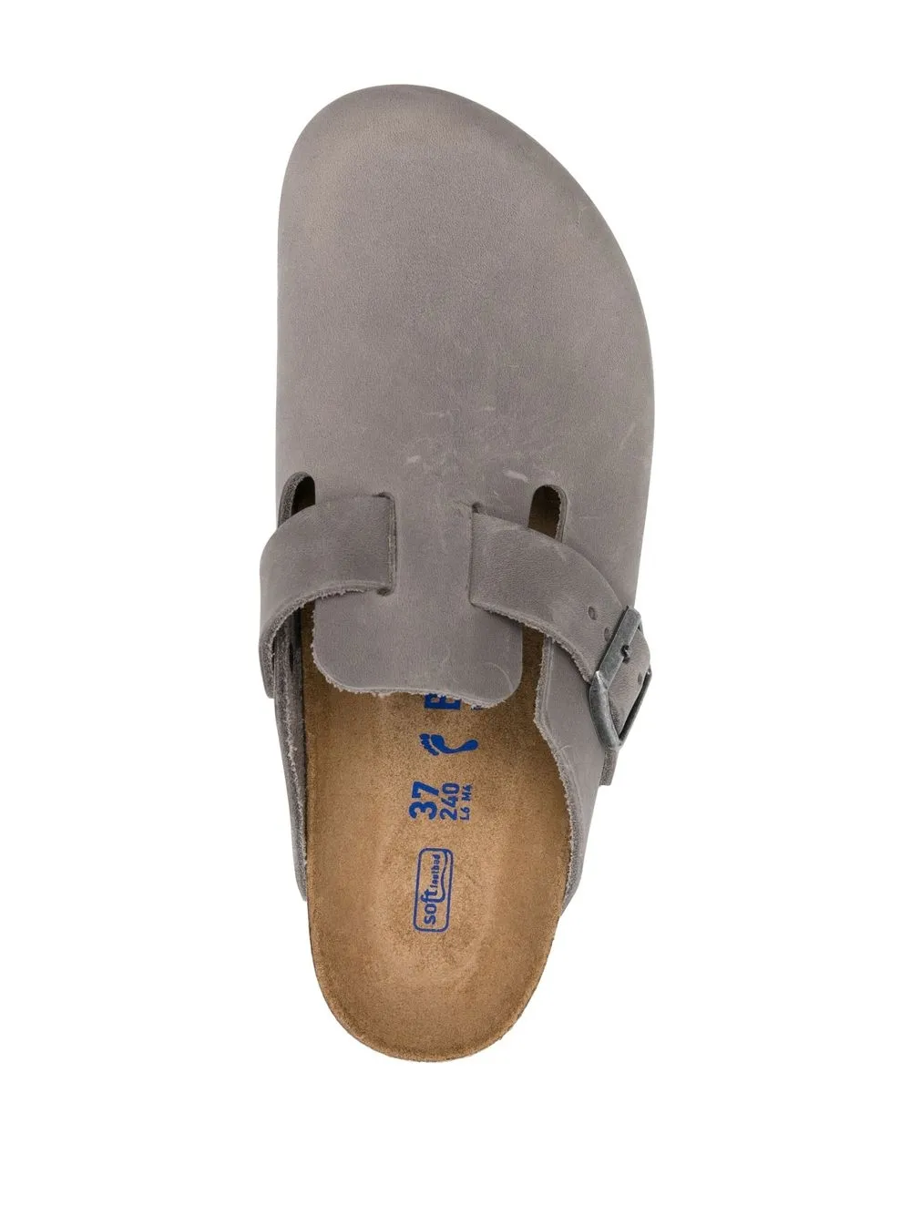 Birkenstock Boston buckle detail clogs Grey