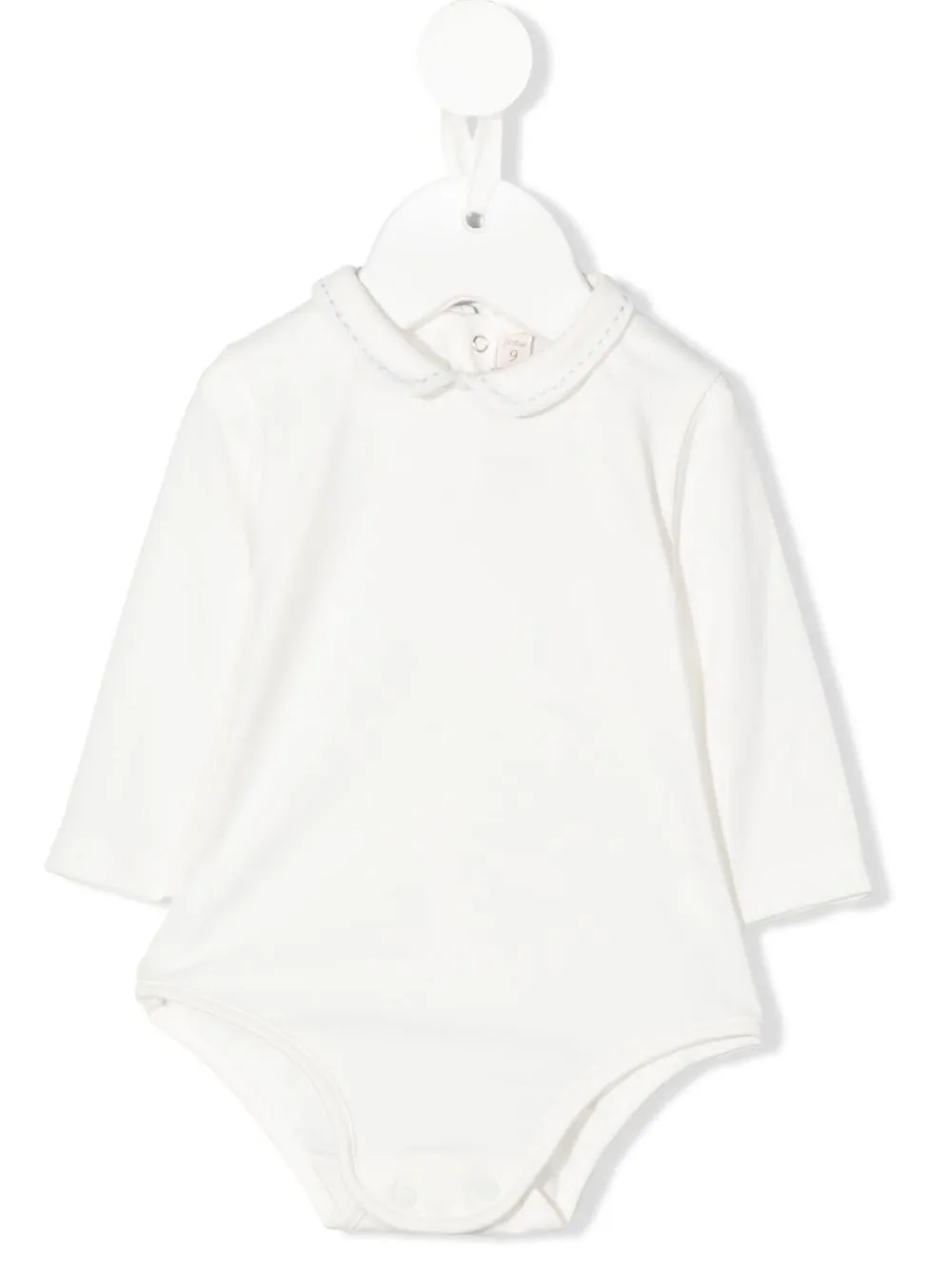 

La Stupenderia body con cuello y botones - Blanco