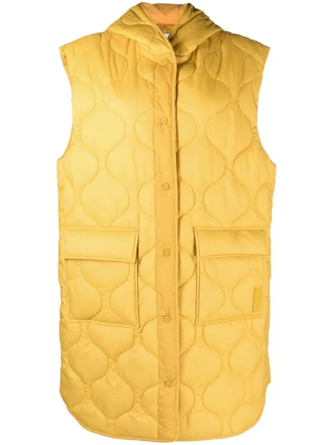 Closed - quilted long gilet