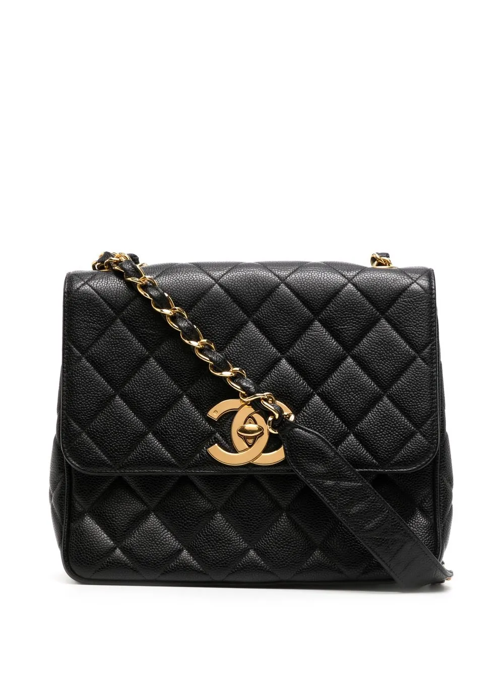 

CHANEL Pre-Owned bolsa crossbody Classic Flap 1995 - Negro