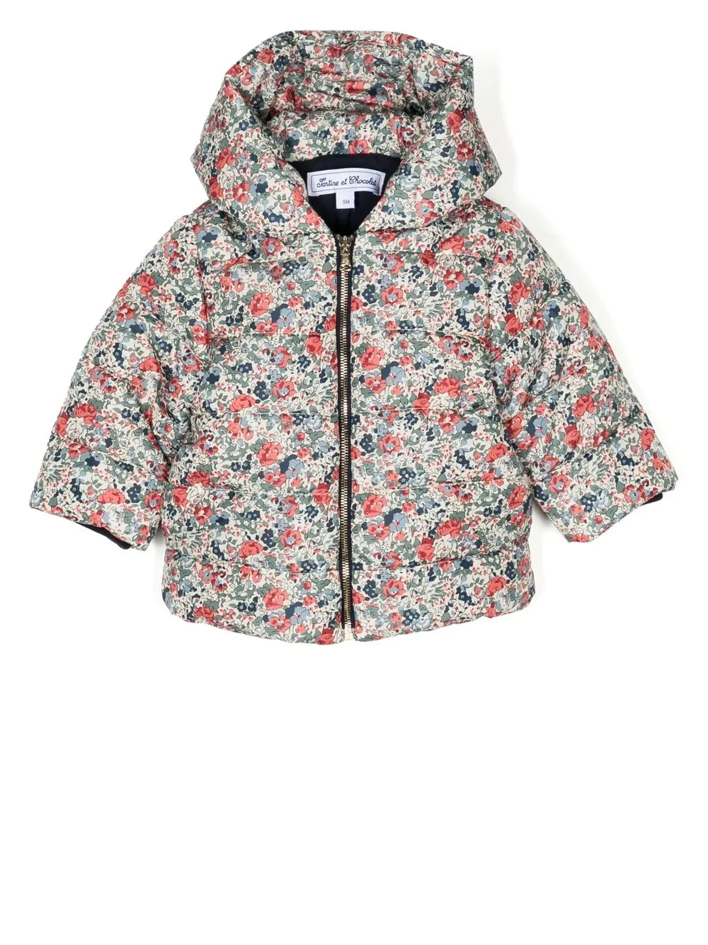 Tartine Et Chocolat chamarra con estampado Liberty - Verde