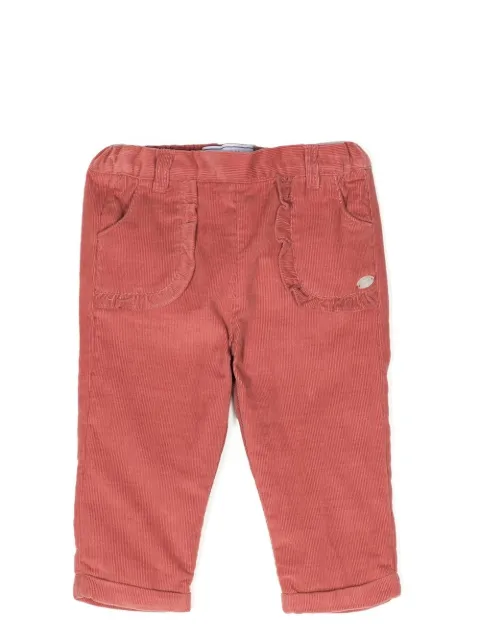 Tartine Et Chocolat ruffle-detail corduroy trousers