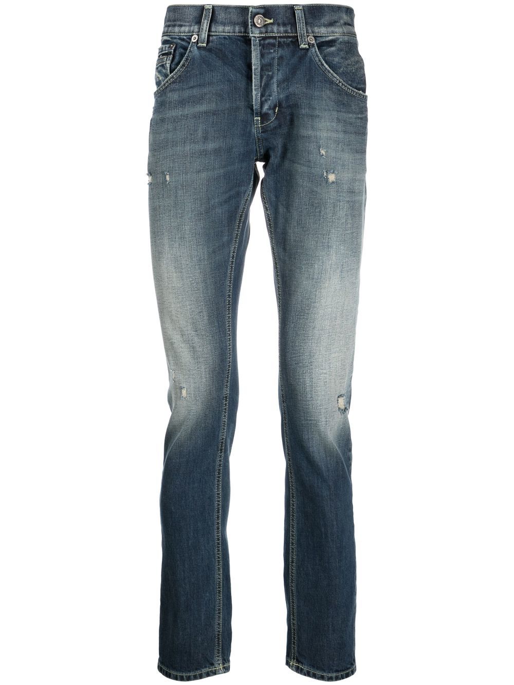 DONDUP washed-detail denim jeans - Blue