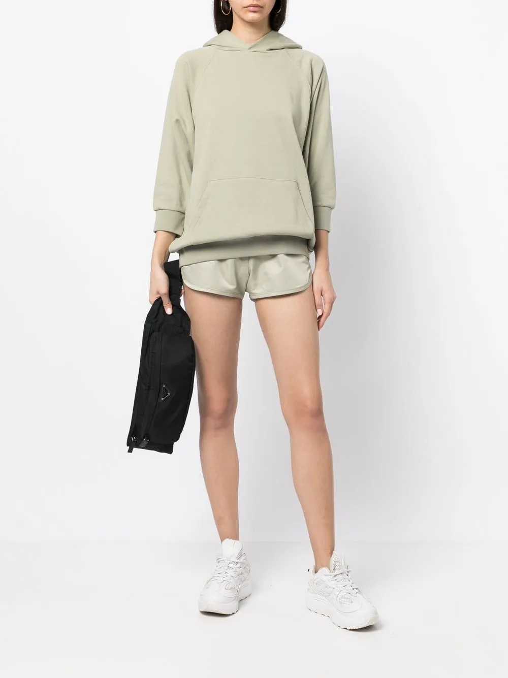  Fear Of God Essentials Cotton Pullover Hoodie - Green 