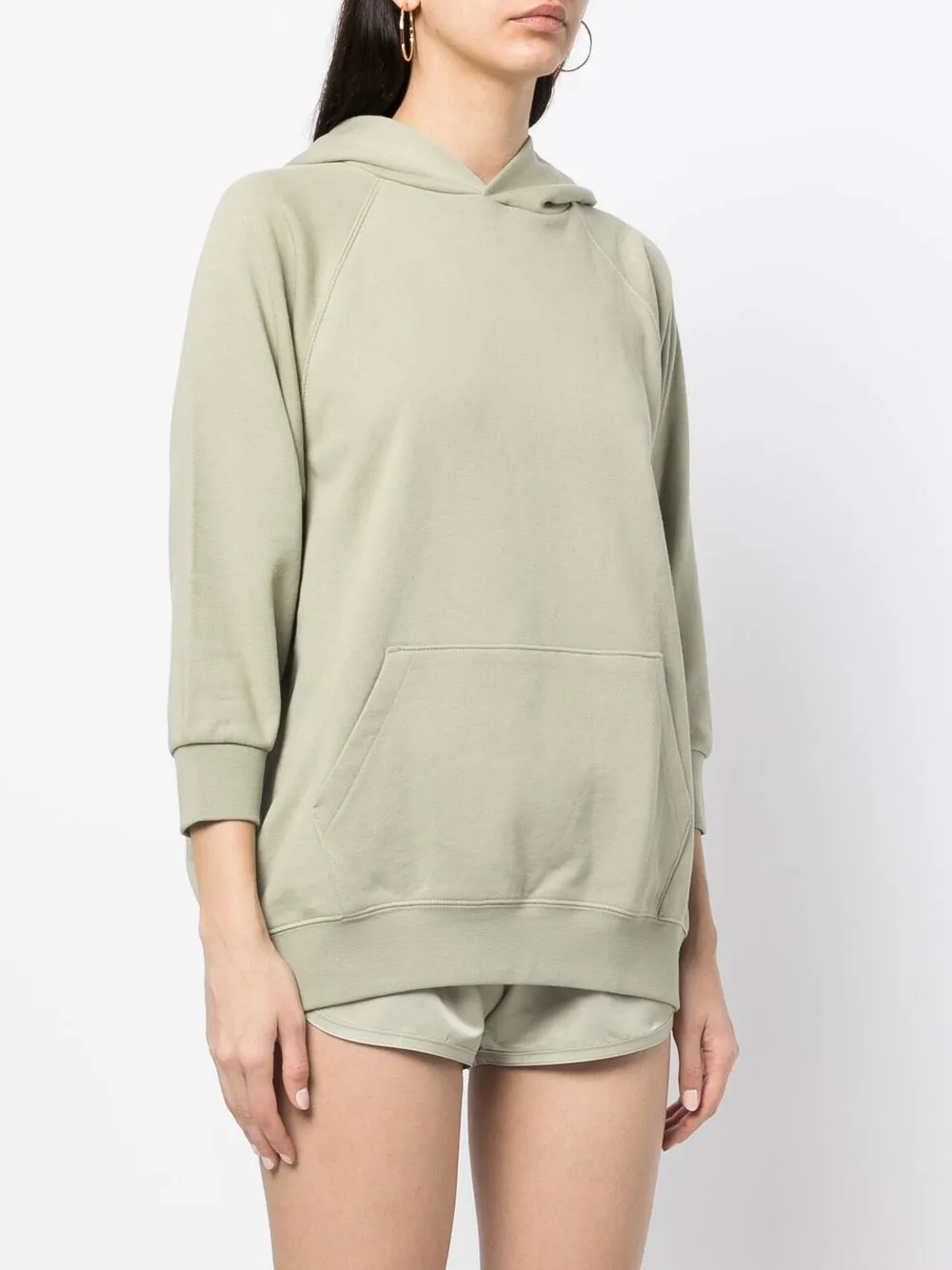  Fear Of God Essentials Cotton Pullover Hoodie - Green 