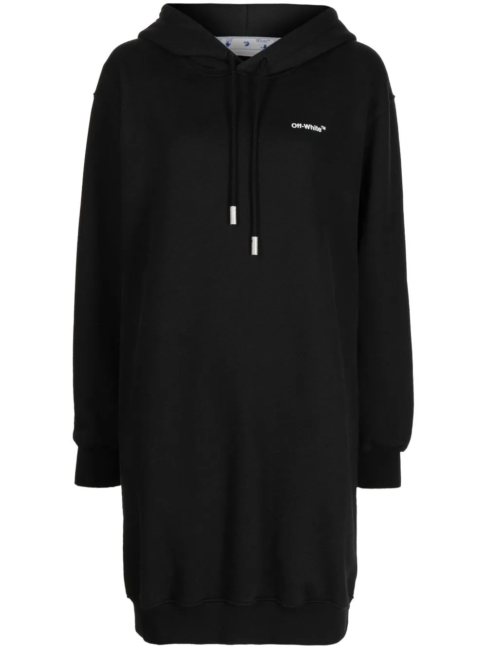

Off-White vestido estilo hoodie con motivo Diag - Negro