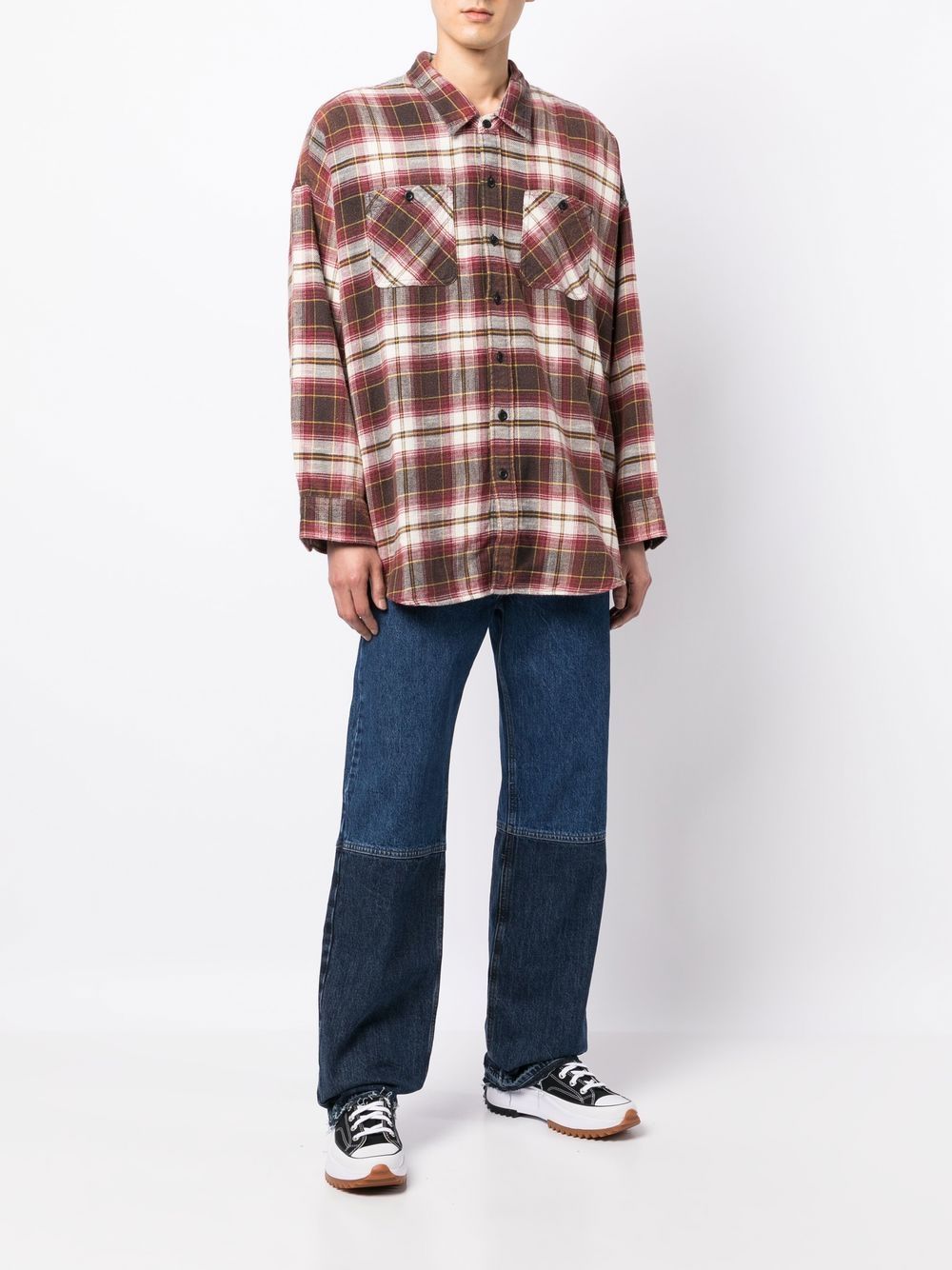 R13 Plaid patch-pocket Shirt - Farfetch