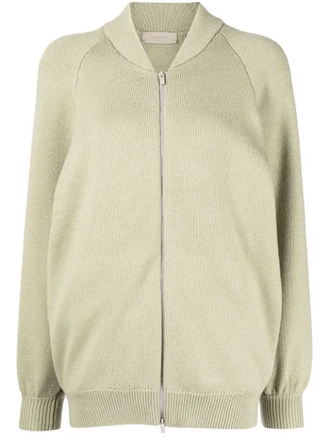FEAR OF GOD ESSENTIALS zip-up knitted jacket