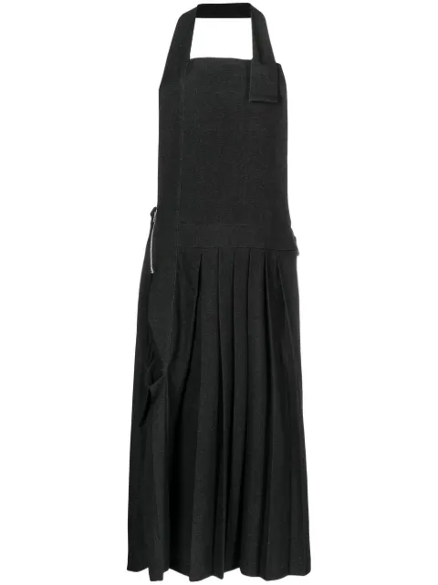 Y's pleated pinafore skirt