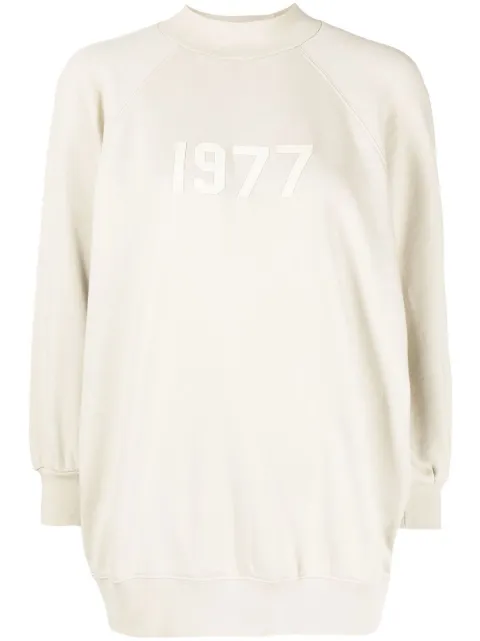 FEAR OF GOD ESSENTIALS 1977 printed sweatshirt