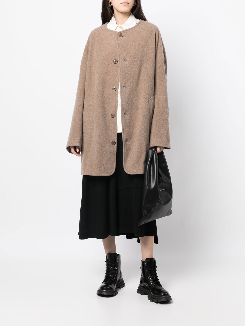 Y's Oversized jas - Bruin