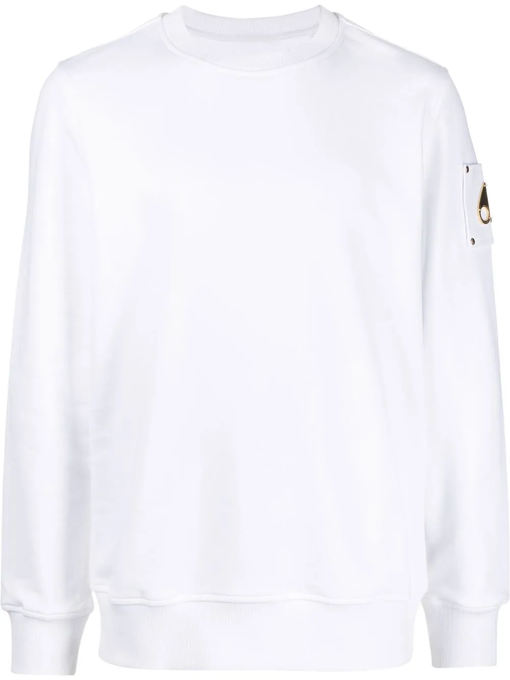 

Moose Knuckles sudadera con cuello redondo - Blanco