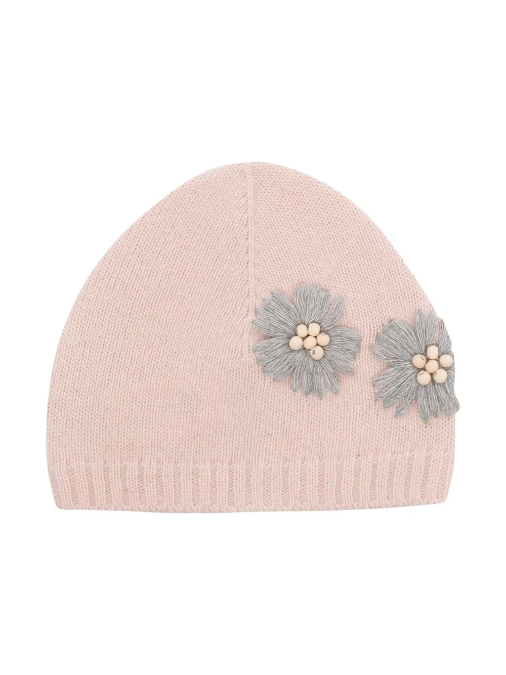 

Il Gufo gorro con bordado floral - Rosado