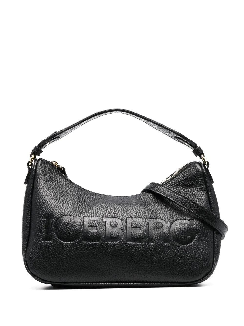 

Iceberg tote con logo en relieve - Negro