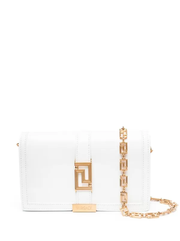 【関税＆送料込み】Versace Borsa Mini \"Greca Goddess\" Greca Goddess Mini Bag White | VERSACE