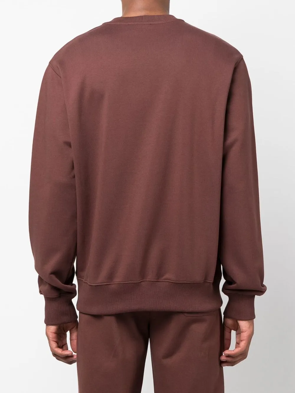 image 4 of helmut lang logo印花圆领卫衣