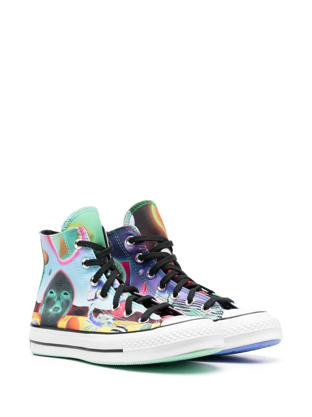 Converse graphic-print lace-up Sneakers - Farfetch