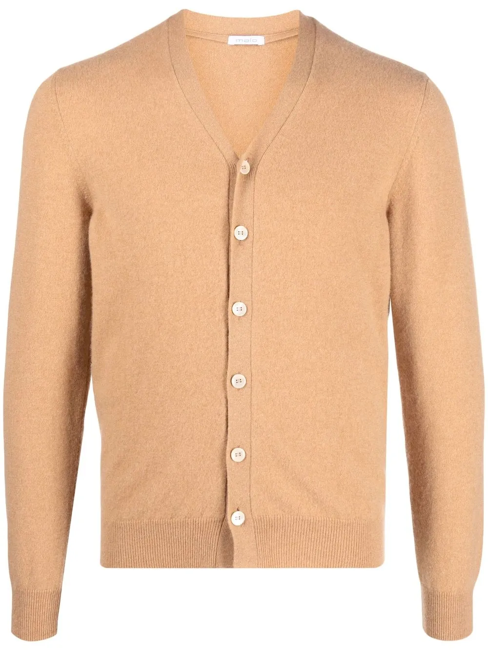 

Malo v-neck cashmere cardigan - Brown