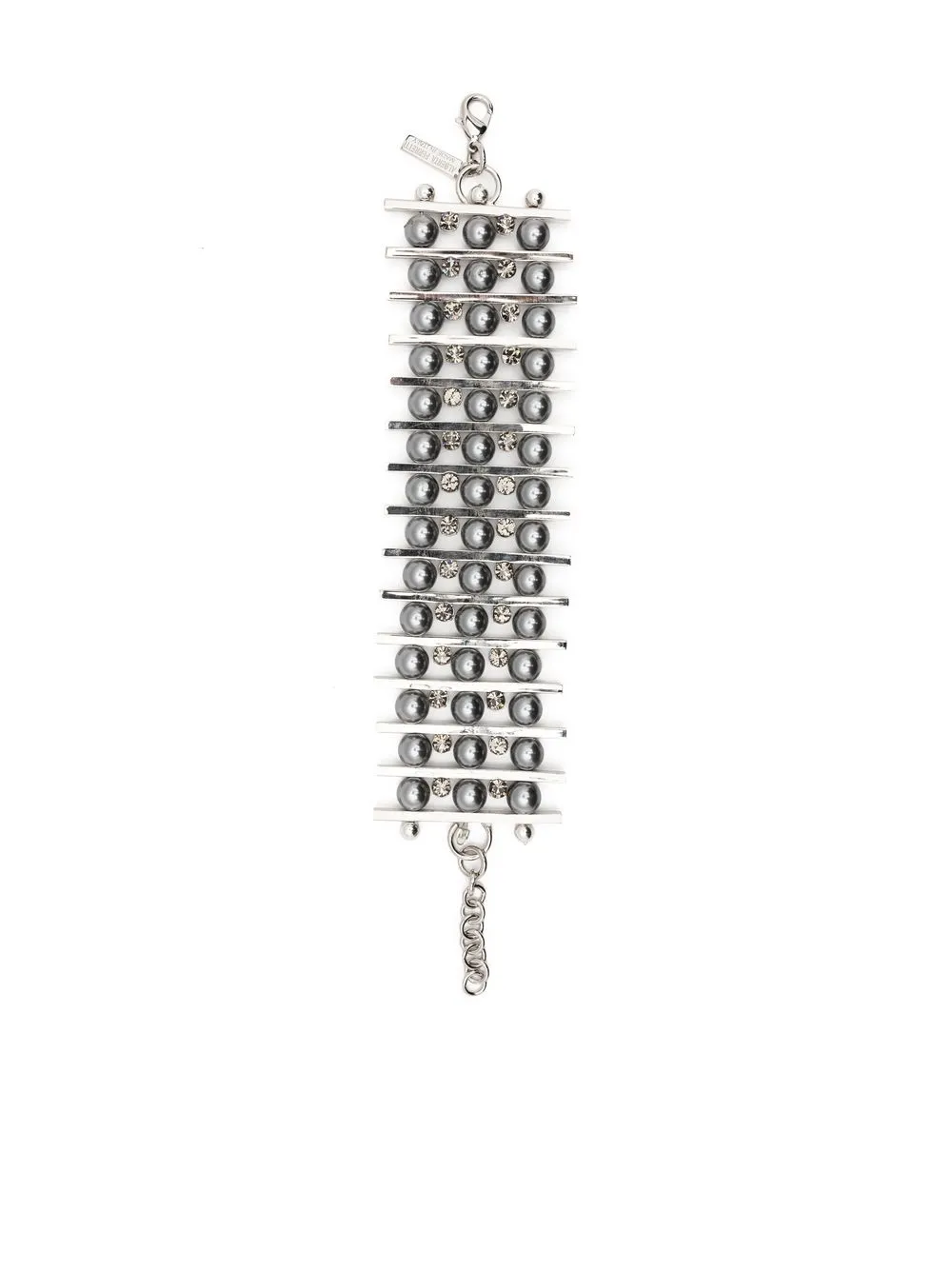 

Alberta Ferretti pulsera de perlas con detalles - Plateado