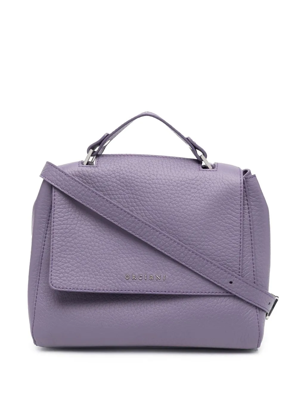 

Orciani tote con logo - Morado