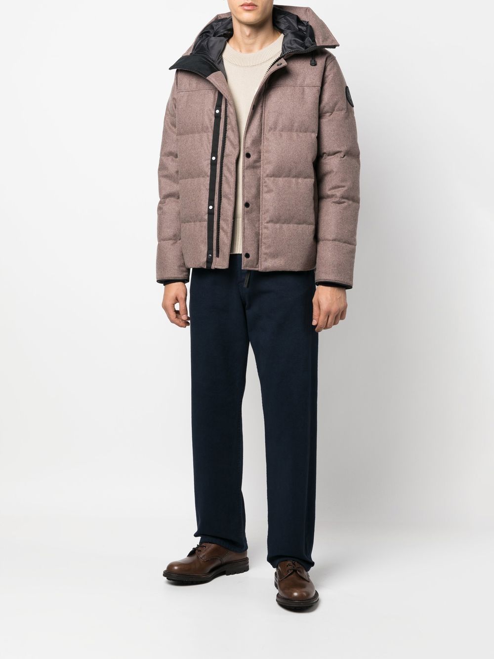 Canada Goose Donsjas met logopatch - Beige