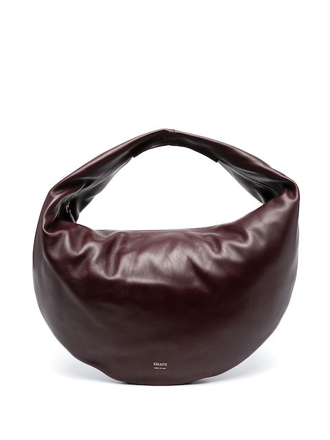 KHAITE leather shoulder bag