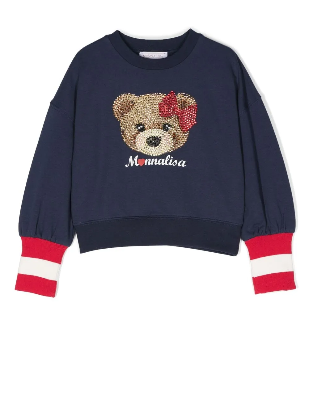 

Monnalisa sudadera con motivo Teddy Bear - Azul