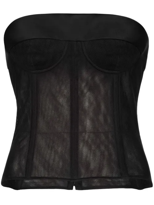 Haut bustier en tulle - Maison Margiela - Modalova