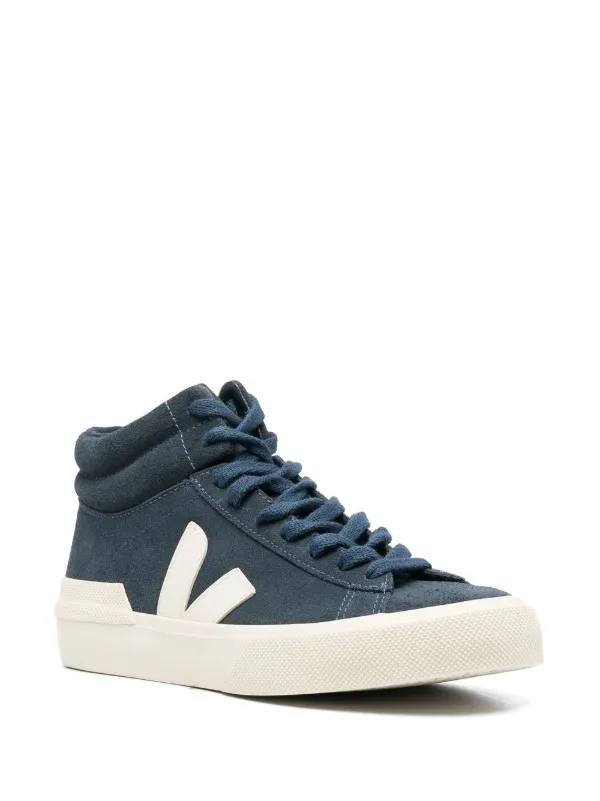 VEJA High-top Sneakers Met Logopatch | Blauw | FARFETCH NL