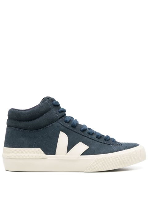 VEJA logo-patch high-top sneakers Women